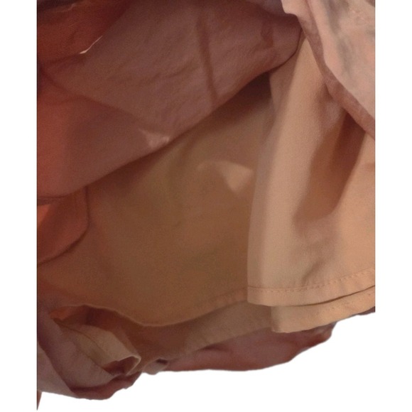 American Eagle Smocked Nylon Shorts, Peach, Medium - Picture 3 of 4